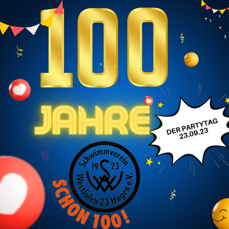 Wenn ein Schwimmverein 100 Jahre alt wird….