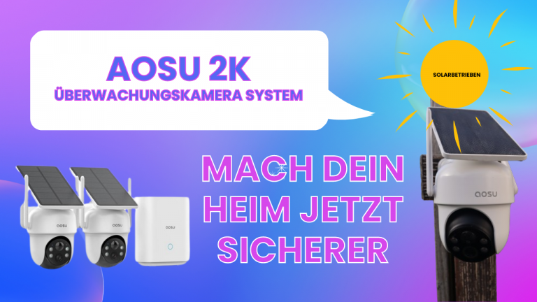 AOSU 2K PTZ Überwachungskamera aussen