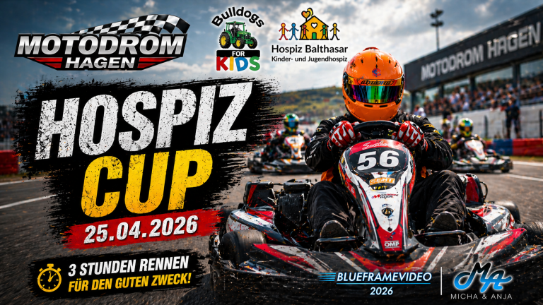 🏁 Hospiz Cup 2026 am Motodrom Hagen – Rennen für den guten Zweck ❤️
