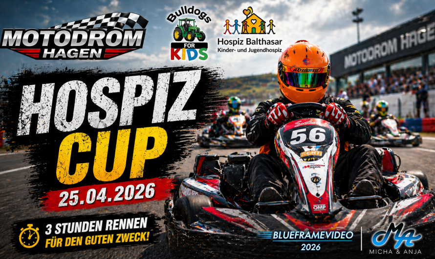 🏁 Hospiz Cup 2026 am Motodrom Hagen – Rennen für den guten Zweck ❤️