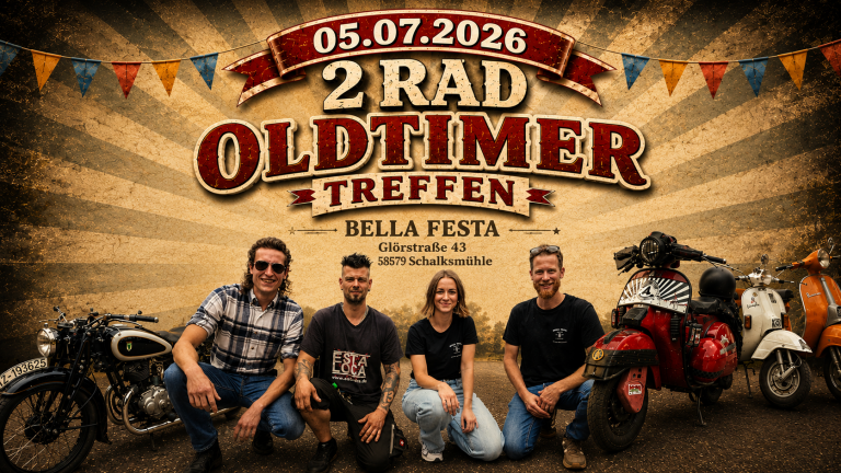2 – Rad Oldtimer Treffen bei Bella Festa 2026 in Schalksmühle
